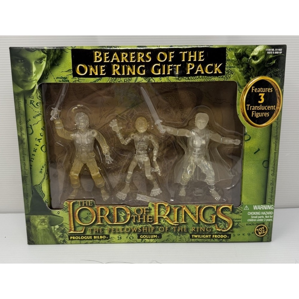 ToyBiz Lord Of The Fellowship Of The Ring Prologue Bilbo, Gollum, Twilight Frodo